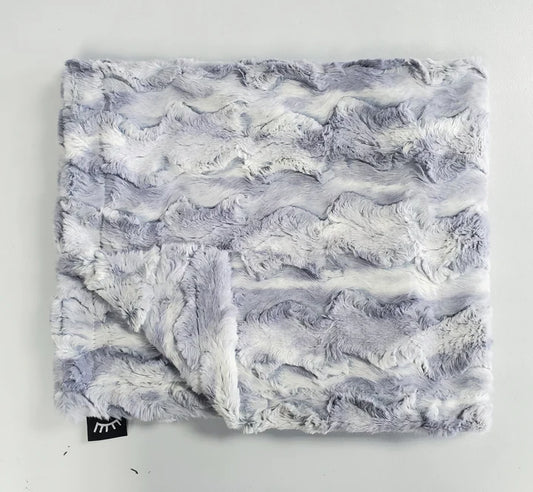 Winx and Blinx Wild Rabbit Silver Minky Blanket