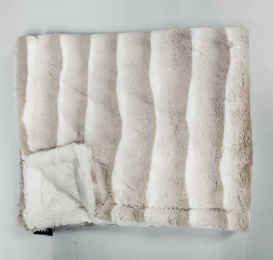 Winx and Blinx Plush Waves Taupe Minky Blanky