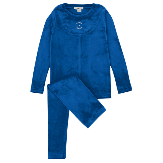 Noggi Sweet Seams Loungewear Set -Blue