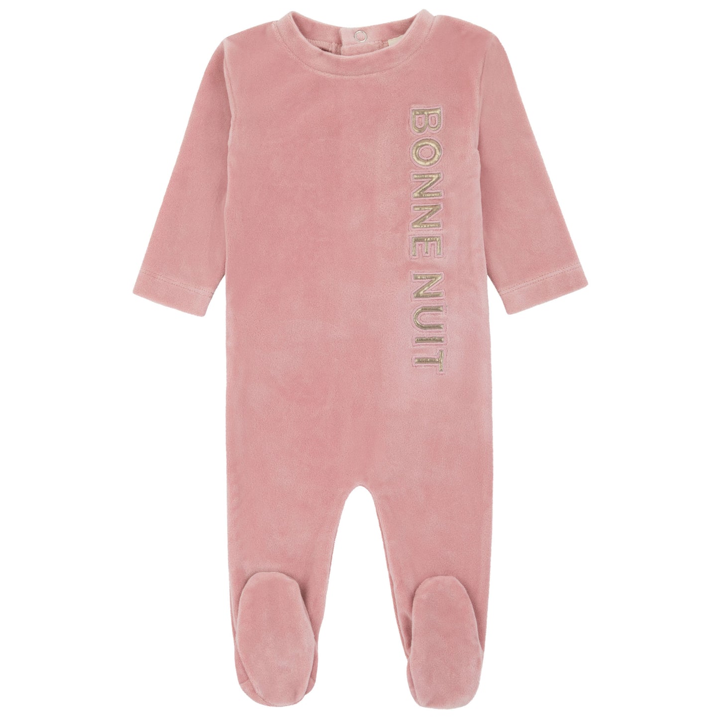Noggi Puffy Letters Footie -Pink
