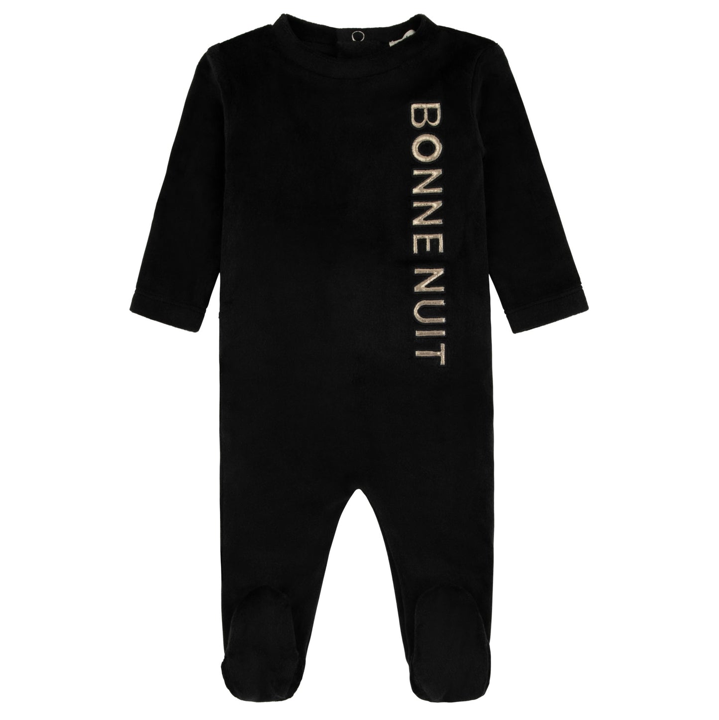 Noggi Puffy Letters Footie -Black