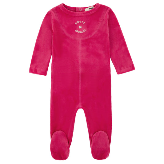 Noggi Sweet Seams Footie- Pink