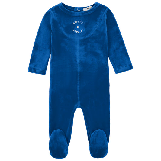 Noggi Sweet Seams Footie - Blue
