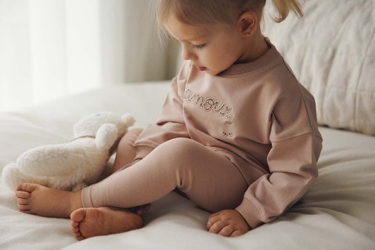 Lilette Sweatshirt Set - Dusty Pink