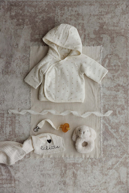 Lilette Padded Bitsy Floral Jacket - Cream/Oat