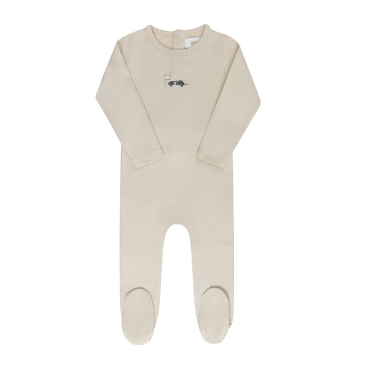 Aurora Race Car Collection Footie-Tan