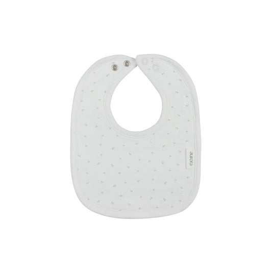 Aurora Floral Leaf Collection - Ivory Boy - Bib