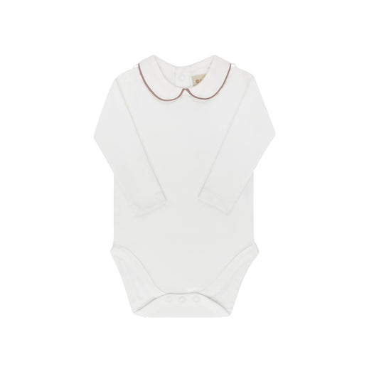 Looms Mauve Cable Pointelle Bodysuit