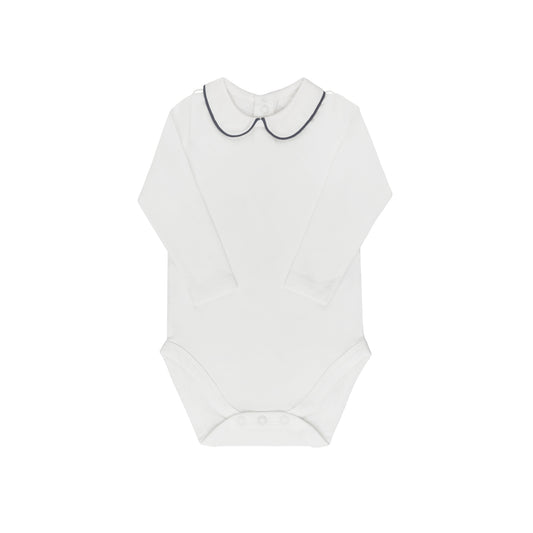 Looms Blue Cable Pointelle Bodysuit
