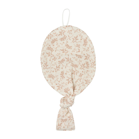 Ely's and Co Modal French Terry Vine Collection Muslin Paci Lovey - Ivory/Pink