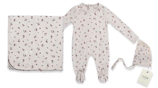 Milk Denmark Cherry Layette Set