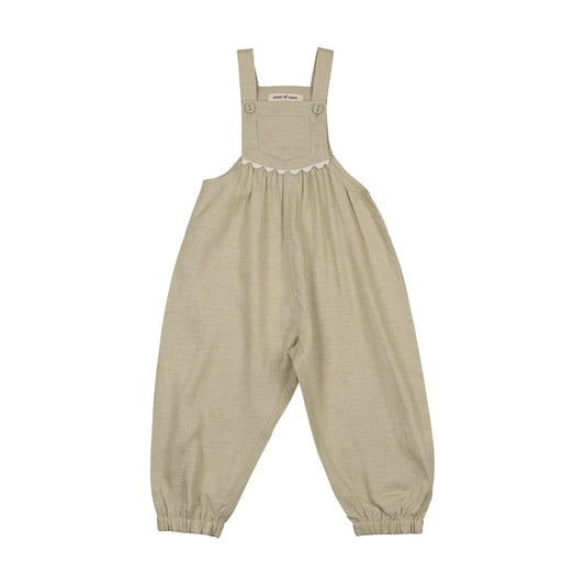 Ann of Nan Oatmeal Oak Overalls Long