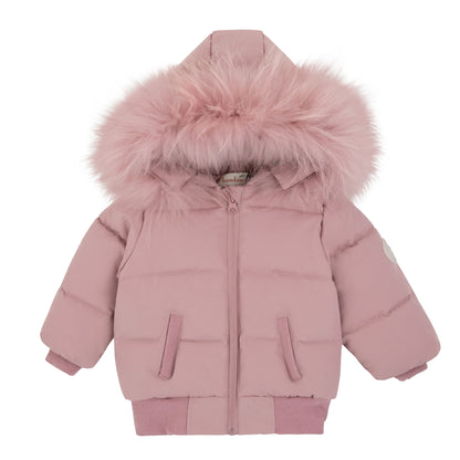 Bondoux Textured 'B' Jacket- Pink