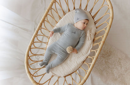 Ely's and Co Light Blue Velour Stripe Collection Take Me Home Set
