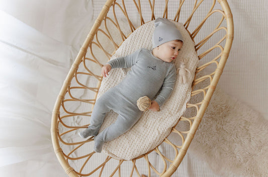 Ely's and Co Light Blue Velour Stripe Collection Take Me Home Set