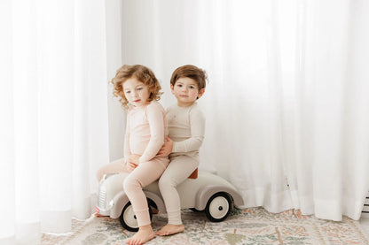 Ely's and Co Cotton Bunny Collection Lounge Set-Pink