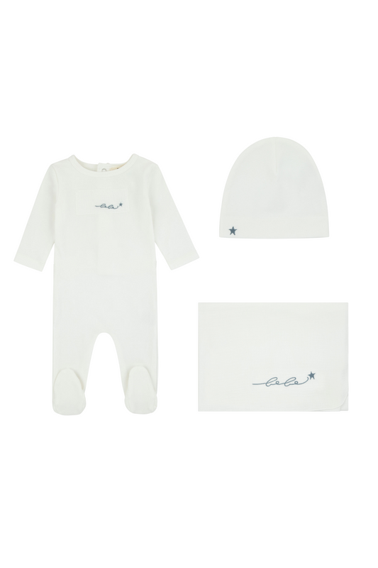 Noggi Layette Patch Layette Set- Boy