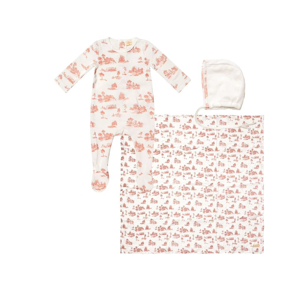 Bubani Countryside Layette Set- Pink