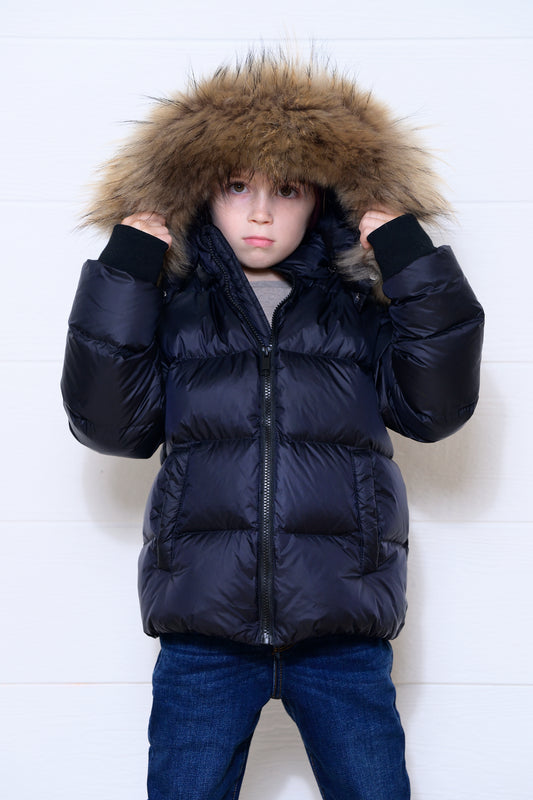 Denali Kids Classic Bomber - Navy