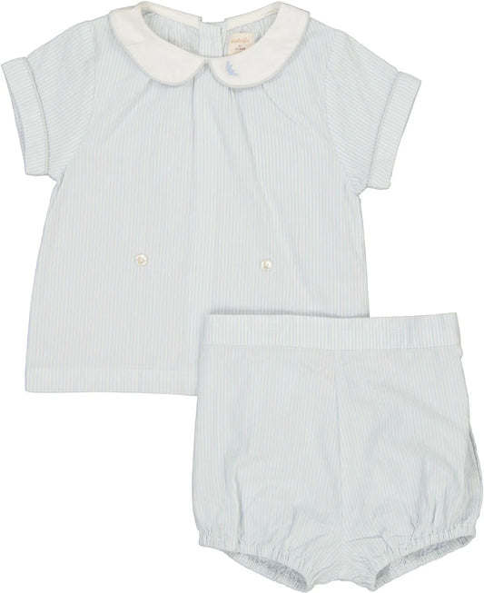 Lil Legs Mountain Meadows Toddler Set - Clear Blue