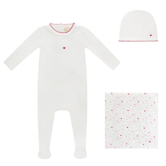 Bubani Heart Layette Set