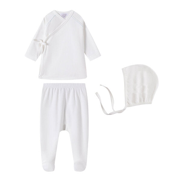Oubon Wrap 2PC With Stitching- Blue