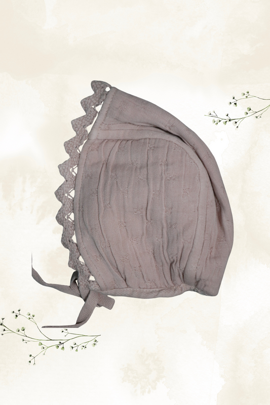 Bebe OrganicLumi Bonnet - Dusty Rose