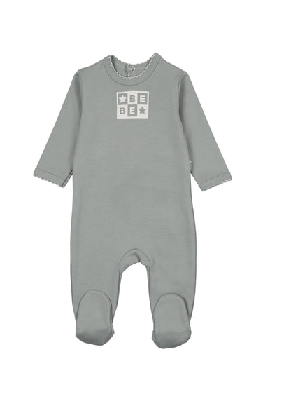 Bliss Bebe Boys Footie - Stone Blue