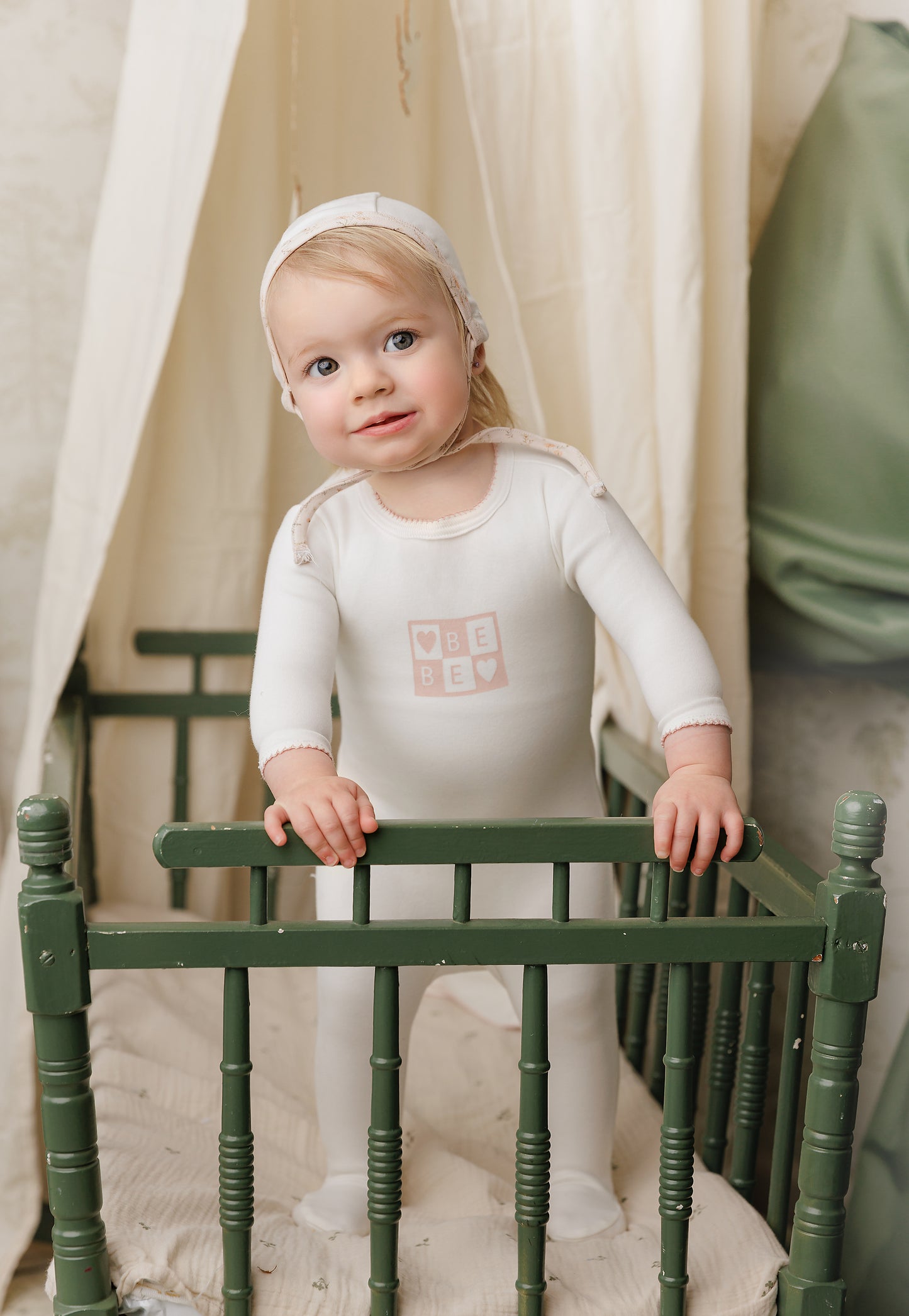 Mon Tresor Bliss Bebe Girls Layette Set - Ivory/Pink