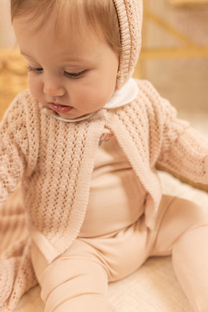 Bee & Dee Boutique Delicata Ensemble Layette Set-Mauve