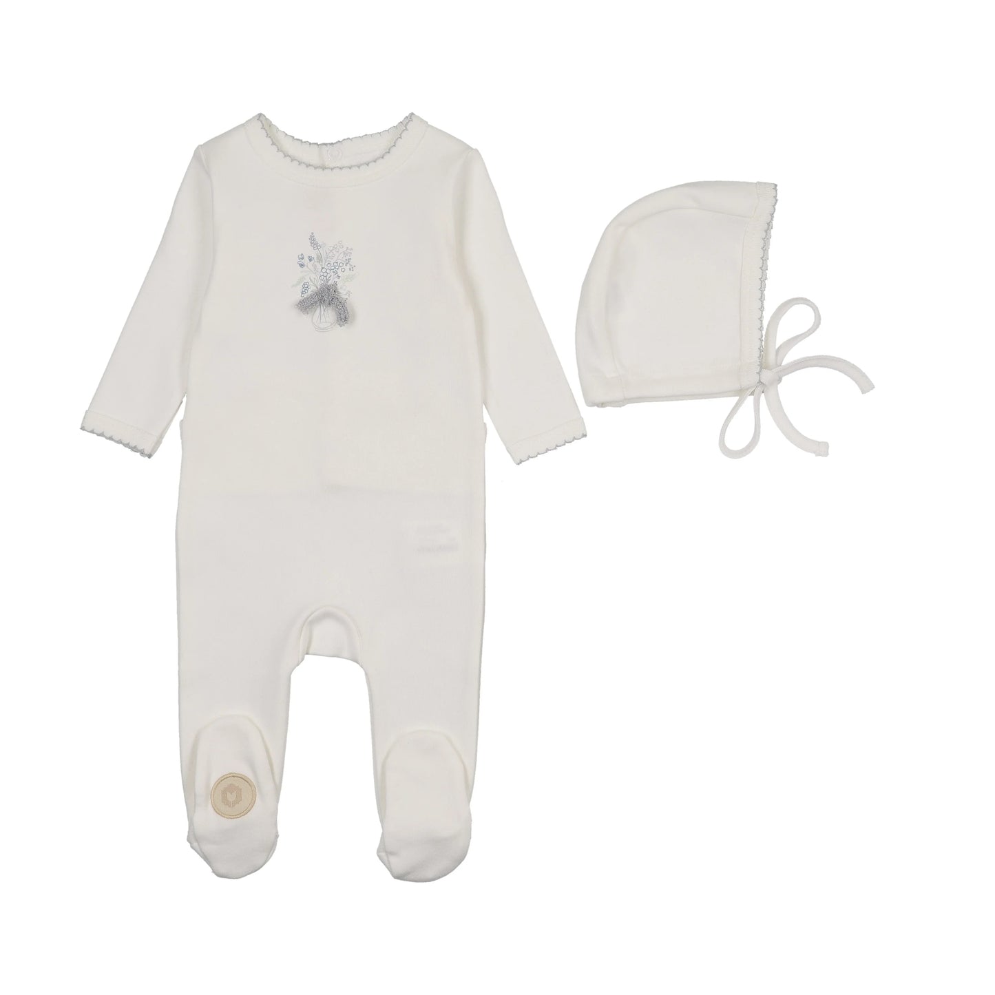 Mon Tresor Bundle of Blossoms Boys Footie Set