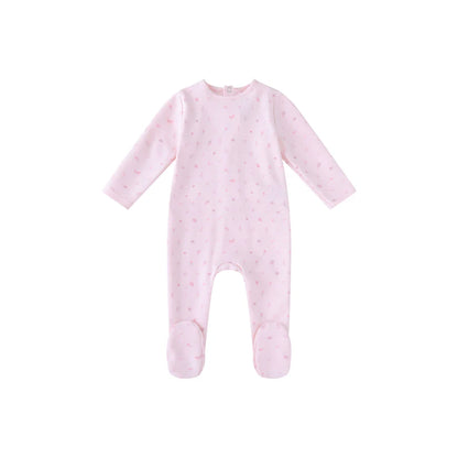 Mini Label Pink Butterfly All Over Print Footie-Girls