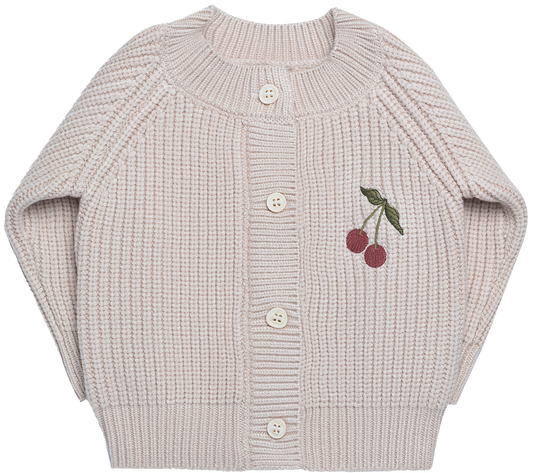 Milk Denmark Cherry Knit Cardigan