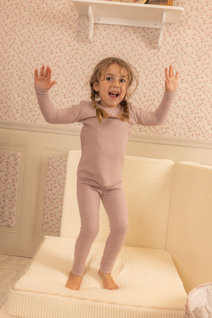Bee & Dee Cozy Cotton Loungewear-Cranberry