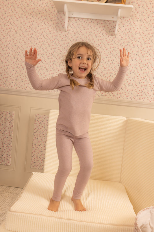 Bee & Dee Cozy Cotton Loungewear-Cranberry