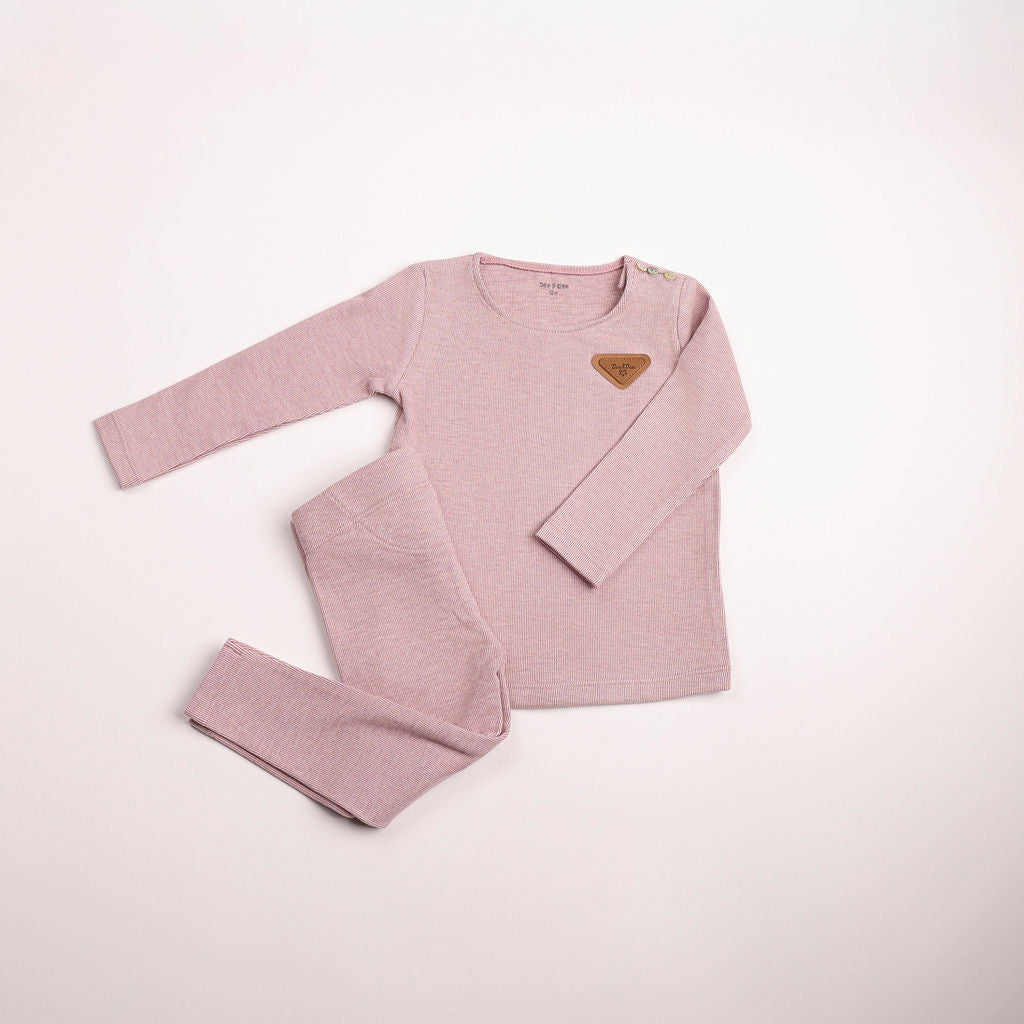 Bee & Dee Cozy Cotton Loungewear-Cranberry
