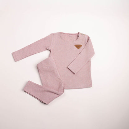 Bee & Dee Cozy Cotton Loungewear-Cranberry