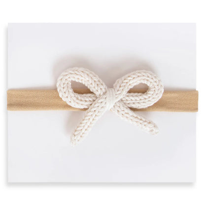 Adora Crochet Mini Headband - Cream