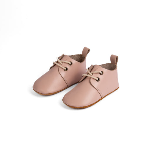 Petite Rose Waverly Baby Shoes- Blush