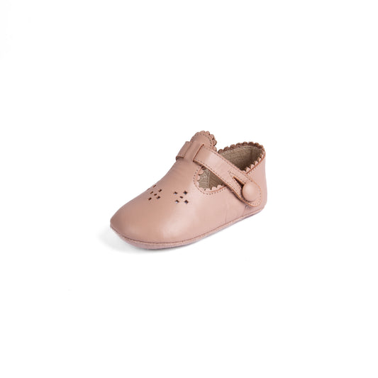 Petite Rose Bella Baby Shoes- Blush