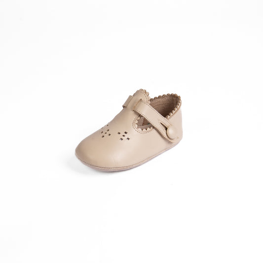 Petite Rose Bella Baby Shoes- Ivory