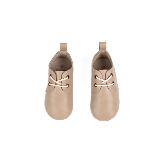 Petite Rose Waverly Baby Shoes- Stone