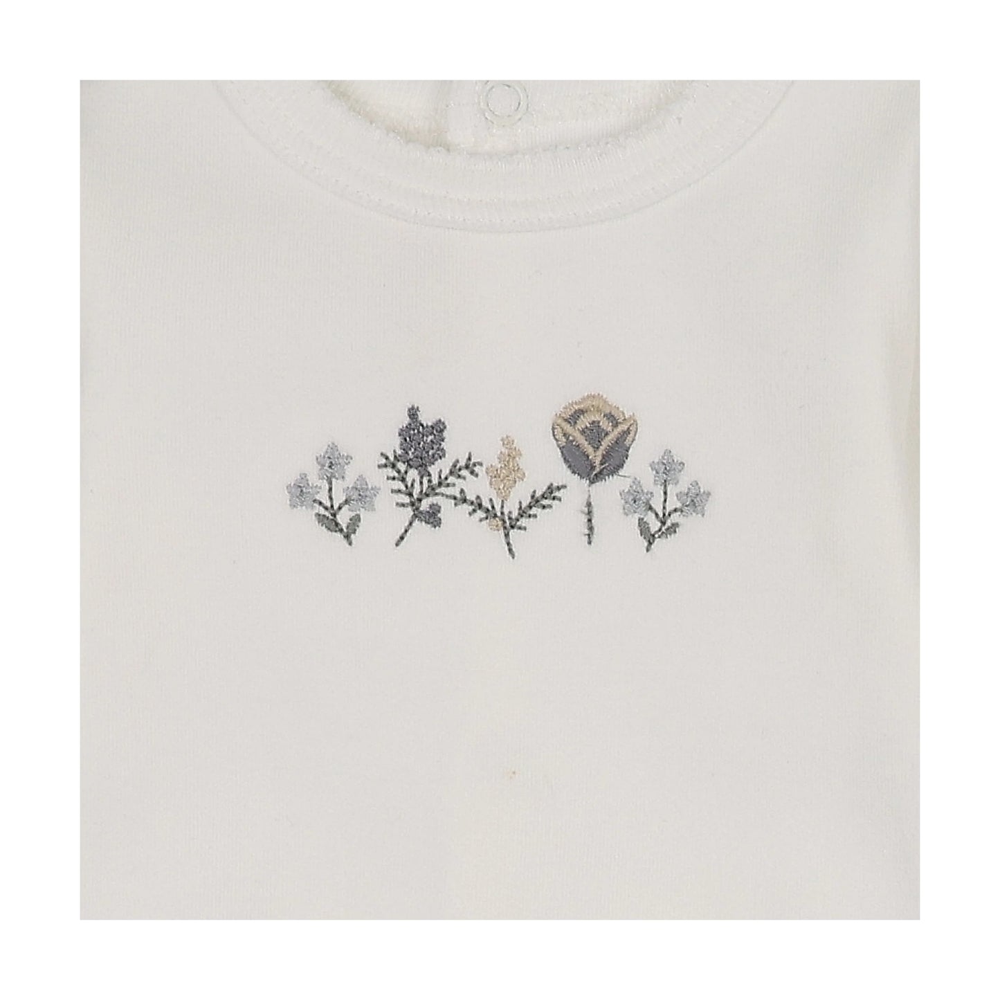 Mon Tresor Embroidered Garden Boys Footie Set