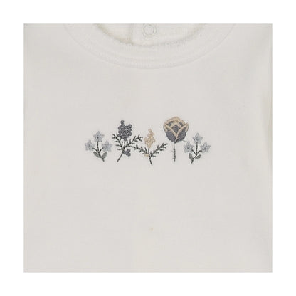 Mon Tresor Embroidered Garden Boys Footie Set