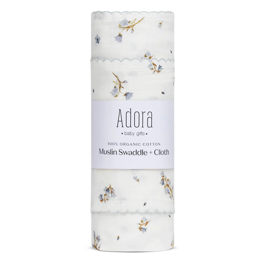 Adora Floral Boys Swaddle + ClothÂ