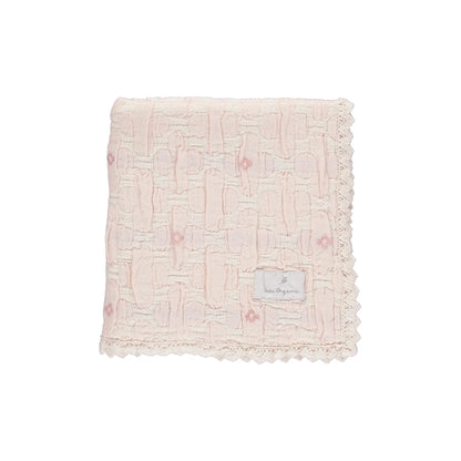 Bebe Organic Flower Motif Blanket