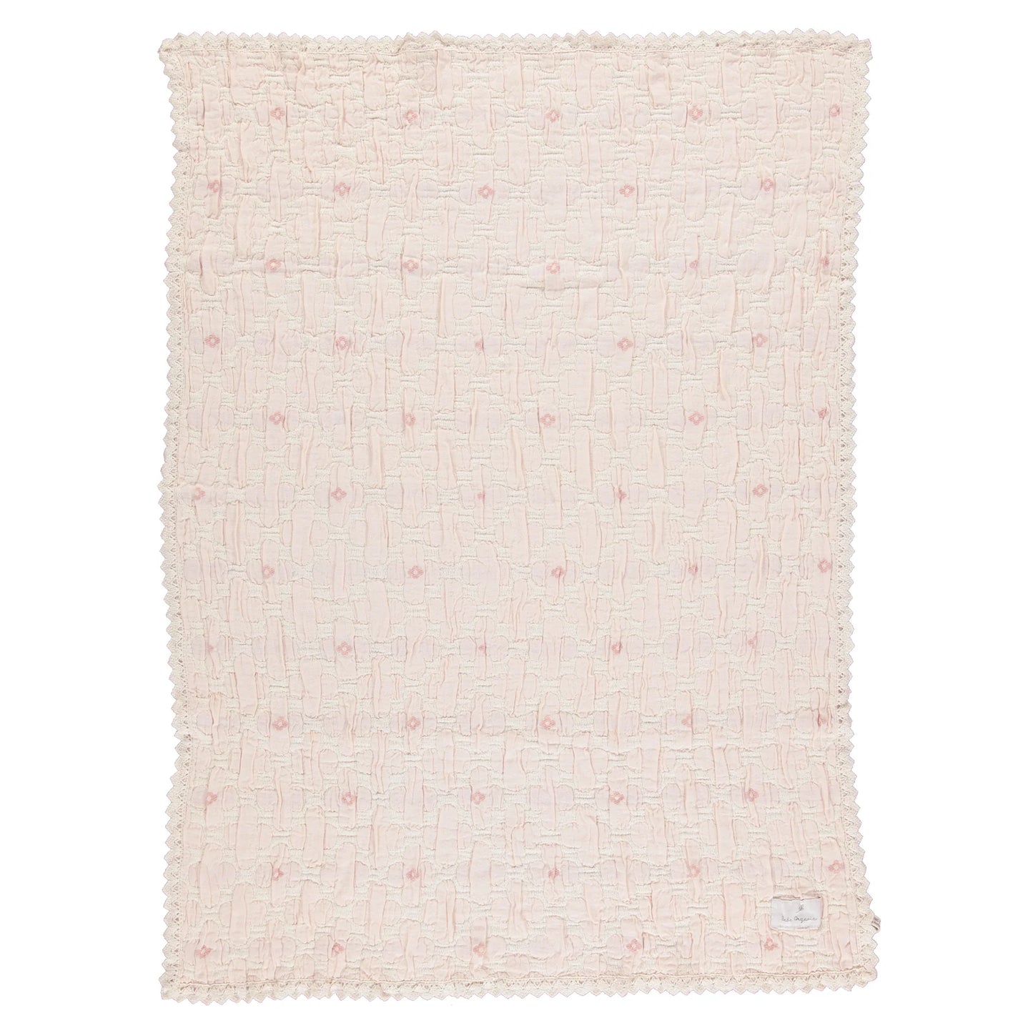 Bebe Organic Flower Motif Blanket