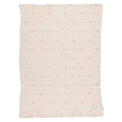 Bebe Organic Flower Motif Blanket