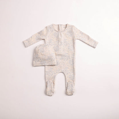 Bee & Dee Flowerscape Footie Set- Boys Print
