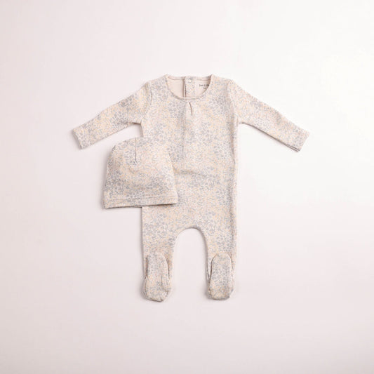 Bee & Dee Flowerscape Footie Set- Boys Print